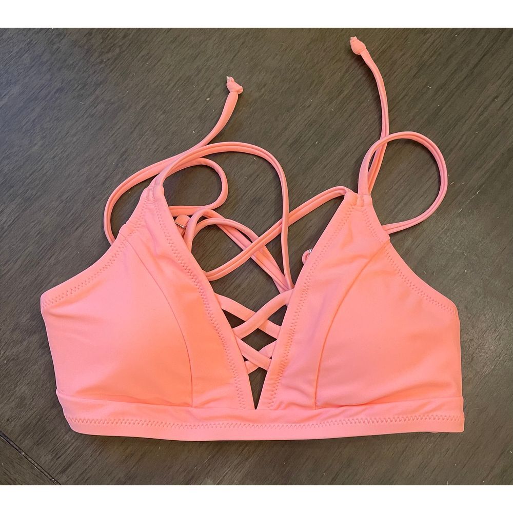 Peach Bikini Top only XS